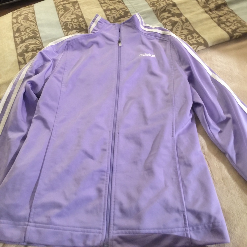 Lavender Adidas jacket